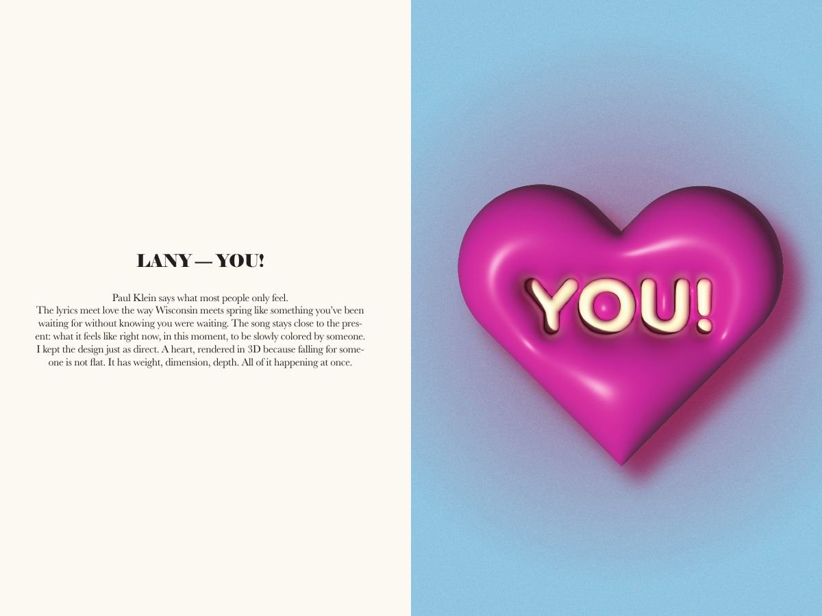 LANY · YOU! · note left, poster right